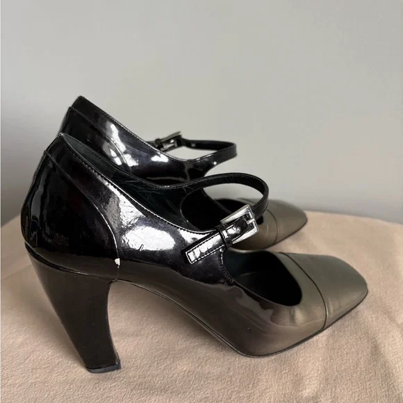 Prada Ombré Patent Leather Mary Jane Pumps - IT 39 - Picture 3 of 10